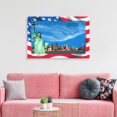 USA Image für verpackte Leinwand (Insitu (Wohnzimmer))
