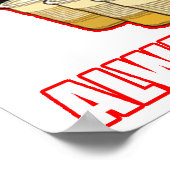 "USA: Immer ein Gewinner" Bierpong-Poster Poster (Ecke)