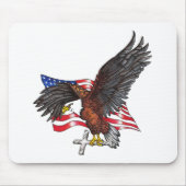 USA in Gott Wir vertrauen Eagle Mousepad (Vorne)
