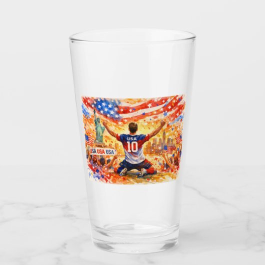 USA in the World Cup 2026 Glas (Vorderseite)