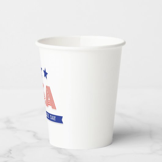 USA Independence Day Celebration Paper Cups Pappbecher (Links)