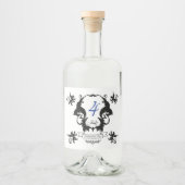 USA Independence Day Grußkarte Alkoholflaschenetikett (Vorderseite)