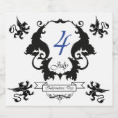 USA Independence Day Grußkarte Schaumweinetikett (Einzelnes Label)