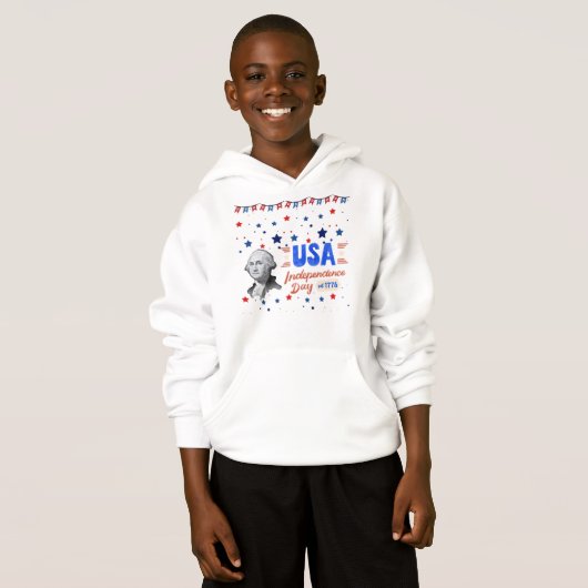 USA Independence Day Hoodie (Vorne ganz)