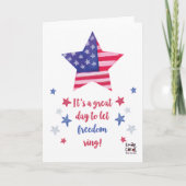 USA Independence Day -  Karte (Vorderseite)