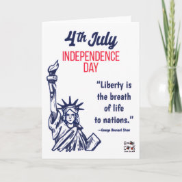 USA Independence Day - Liberty Karte