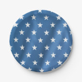 USA Independence Day Stars Pappteller (Vorderseite)