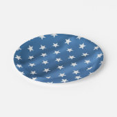 USA Independence Day Stars Pappteller (Schrägansicht)