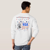 USA Independence Day T-Shirt (Schwarz voll)
