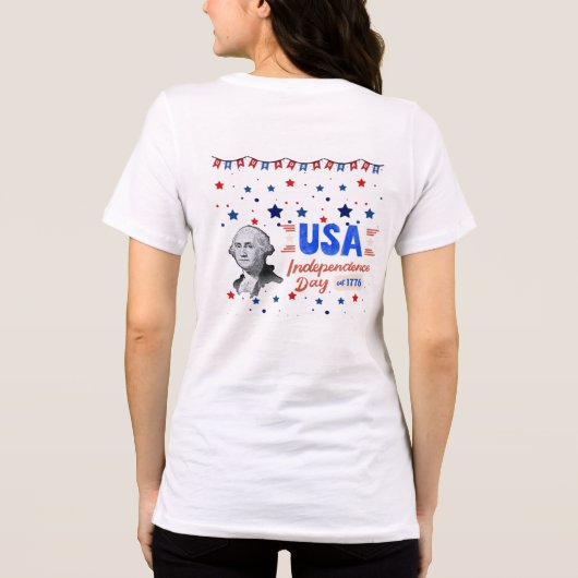 USA Independence Day Tri-Blend Shirt (Rückseite)