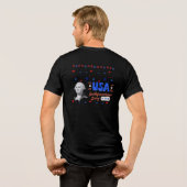 USA Independence Day Tri-Blend Shirt (Rückseite voll)