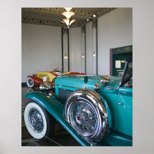 USA, Indiana, Auburn, Cord, Duesenberg 3 Poster (Vorne)