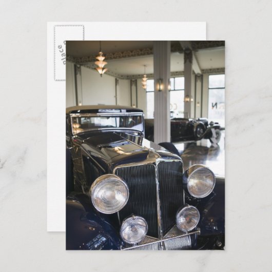 USA, Indiana, Auburn, Cord, Duesenberg 6 Postkarte (Vorne/Hinten)