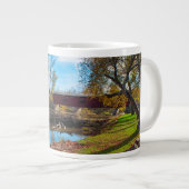 USA, Indiana, Cataract Falls Staat Recreation Jumbo-Tasse (Vorderseite Rechts)
