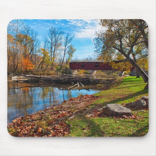 USA, Indiana, Cataract Falls Staat Recreation Mousepad (Vorne)