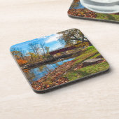 USA, Indiana, Cataract Falls Staat Recreation Untersetzer (Linke Seite)
