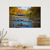 USA, Indiana. Cataract Falls State Recreation Poster (Küche)