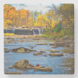USA, Indiana. Cataract Falls State Recreation Steinuntersetzer