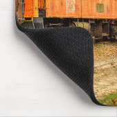 USA, Indiana. Das NordMudson Eisenbahn-Museum Mousepad (Ecke)