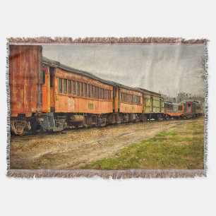 USA, Indiana. Das North Mudson Railroad Museum Decke