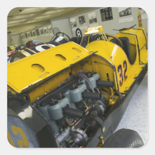 USA, Indiana, Indianapolis, Indianapolis Motor Quadratischer Aufkleber