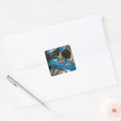 USA, Indiana, Indianapolis, Indianapolis Motor Quadratischer Aufkleber (Umschlag)