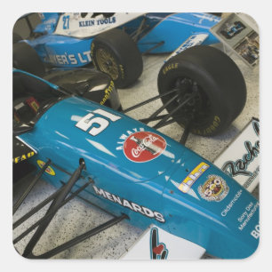 USA, Indiana, Indianapolis, Indianapolis Motor Quadratischer Aufkleber