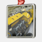USA, Indiana, Indianapolis: Indianapolis-Motor Silbernes Ornament (Links)