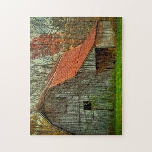 USA, Indiana. ländliche Landschaft, weinberankte Puzzle (Vertikal)