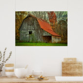 USA, Indiana. Landschaft, Weinberge Poster (Küche)