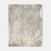 USA-indisches Südgebiet Fleecedecke (Vorderseite)