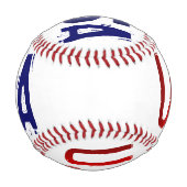 USA Individuelle Name Baseball (Rückseite)