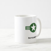 USA Integrity Green Kaffeetasse (VorderseiteRechts)