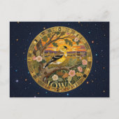 USA Iowa Staatsymbole Postkarte (Vorderseite)