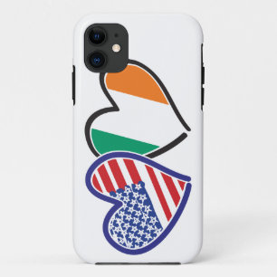 USA Ireland Heart Flags Case-Mate iPhone Hülle