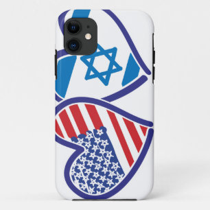 USA Israel Herzenflagge Case-Mate iPhone Hülle