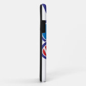 USA Israel Herzenflagge Case-Mate iPhone Hülle (Hinten/Rechts)