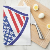 USA Israel Herzenflagge Handtuch (Viertel Falte)