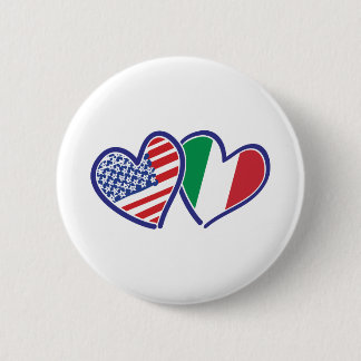 USA - Italien - Liebe Button
