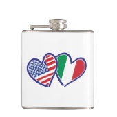 USA - Italien - Liebe Flachmann (Vorderseite)