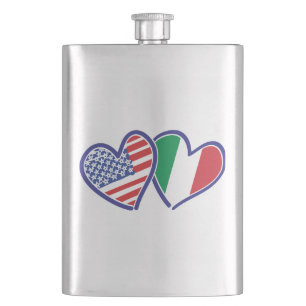 USA - Italien - Liebe Flachmann