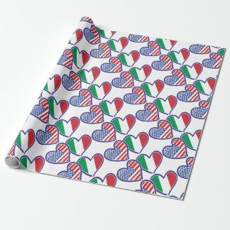 USA - Italien - Liebe Geschenkpapier