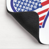 USA - Italien - Liebe Mousepad (Ecke)