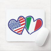 USA - Italien - Liebe Mousepad (Mit Mouse)