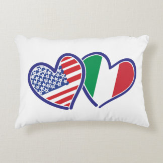 USA - Italien - Liebe Zierkissen