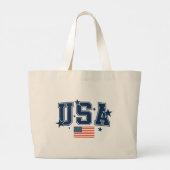 USA-Jumbo-Tasche Jumbo Stoffbeutel (Rückseite)