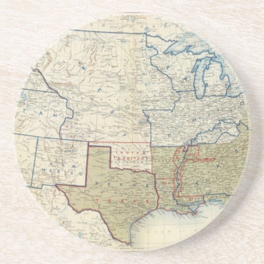 USA Juni 1861 Getränkeuntersetzer (Vorne)