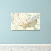 USA Juni 1861 Leinwanddruck (Insitu (Holzboden))