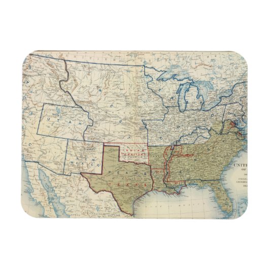 USA Juni 1861 Magnet (Horizontal)