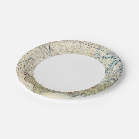 USA Juni 1861 Pappteller (Schrägansicht)